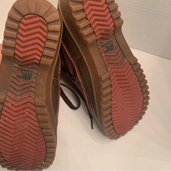 Sorel winter boots woman’s size 8 multi “rustic” colour short boot - Picture 8 of 14